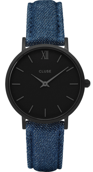 CLUSE MINUIT FULL BLACK/BLUE DENIM CL30031