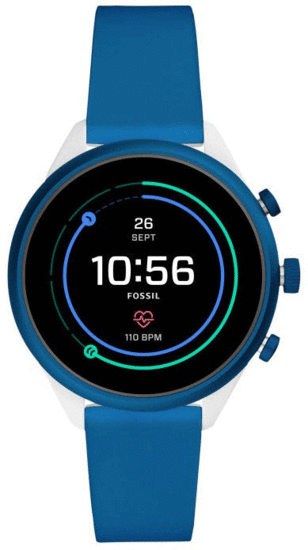 FOSSIL SPORT SMARTWATCH 41MM BLUE SILICONE FTW6051