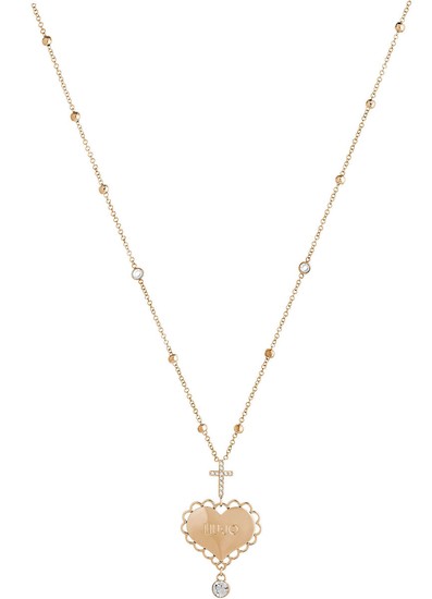 LIU JO Necklace With Heart And Cross LJ1448