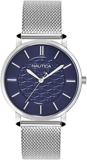 NAUTICA CORAL GABLES STAINLESS STEEL WATCH BOX SET NAPCGP907