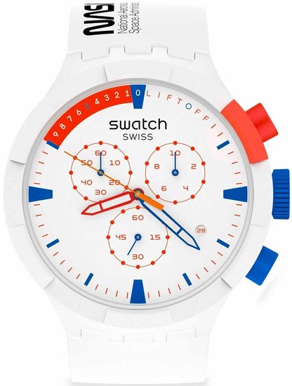 SWATCH EXTRAVEHICULAR SB04Z400 NASA SPACE COLLECTION