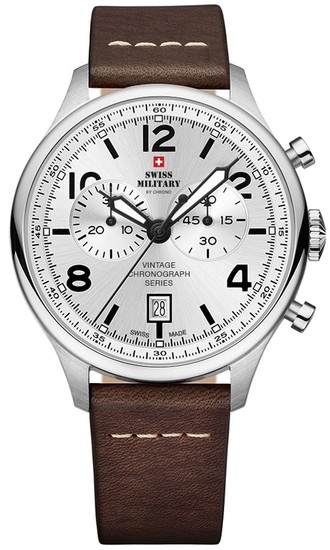 SWISS MILITARY BY CHRONO Swiss Made Vintage Chronograph SM30192.05