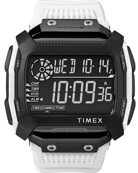 TIMEX Command Shock 54mm Resin Strap Watch TW5M18400