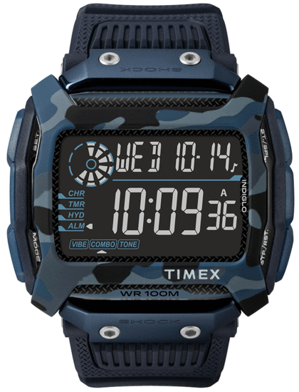 TIMEX Command™ Shock 54mm Resin Strap Watch TW5M20500