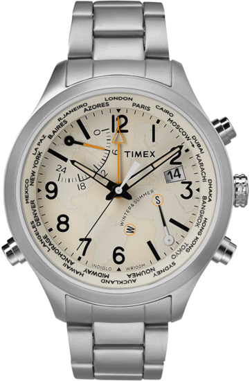 TIMEX Waterbury World Time 43mm TW2R43400