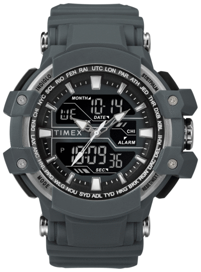 TIMEX Tactic DGTL™ 50MM Resin Strap Combo Watch TW5M22600