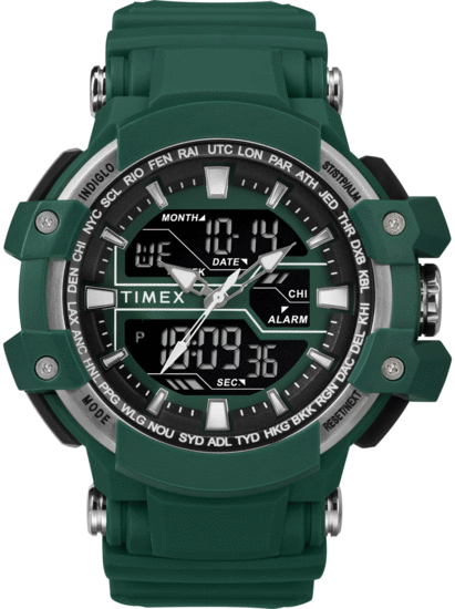 TIMEX Tactic DGTL™ 50MM Resin Strap Combo Watch TW5M22800