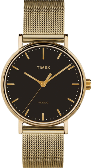 TIMEX Fairfield 37mm Stainless Steel Mesh Band Watch TW2T36900