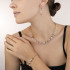 Coeur De Lion Bracelet Swarovski® Crystals & Stainless Steel Rose Gold-Silver 4938/30-1631