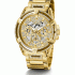 GUESS GOLD TONE CASE GOLD TONE STAINLESS STEEL WATCH GW0497G2